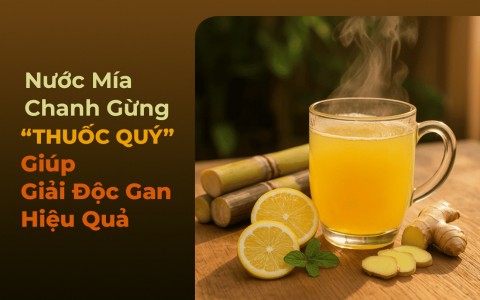 Nước Mía Chanh Gừng – “Thuốc Quý” Giúp Giải Độc Gan Hiệu Quả