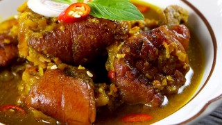 Thịt chân giò nấu giả cầy thơm ngon cho bữa cơm nhà