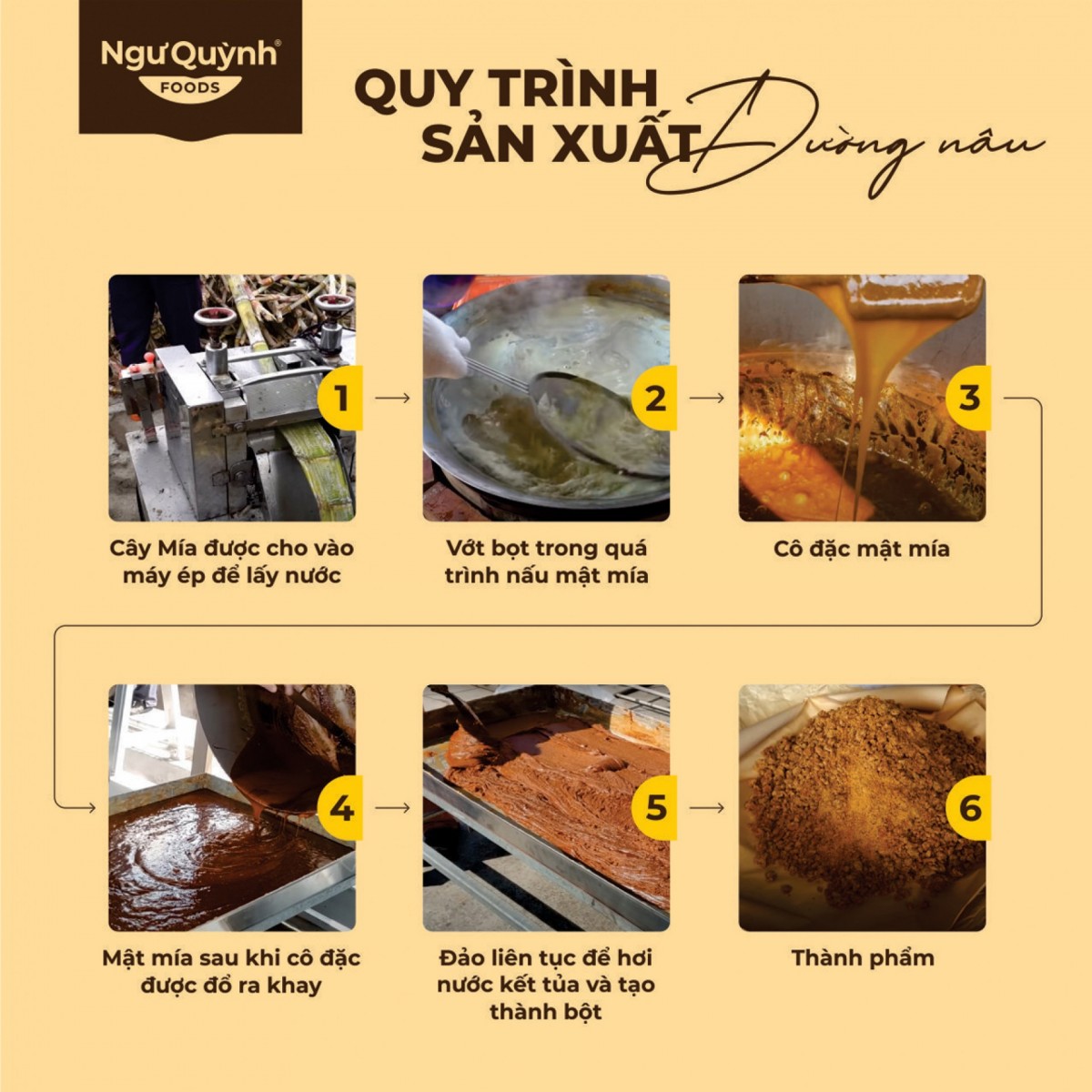 Đường nâu làm từ mật mía
