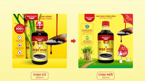 Thông báo thay đổi mẫu bao bì sản phẩm Mật mía