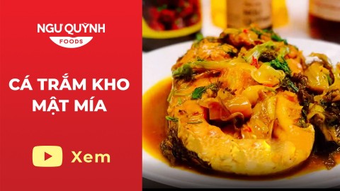 Cá trắm kho mật mía | hương thơm vị ngọt tự nhiên hấp dẫn cùng bữa cơm