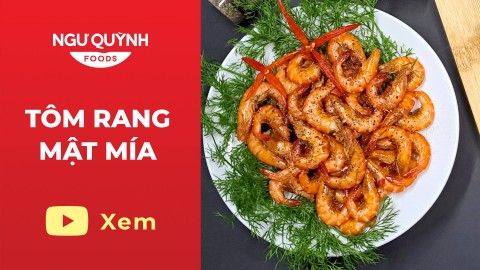 Tôm rang mật mía