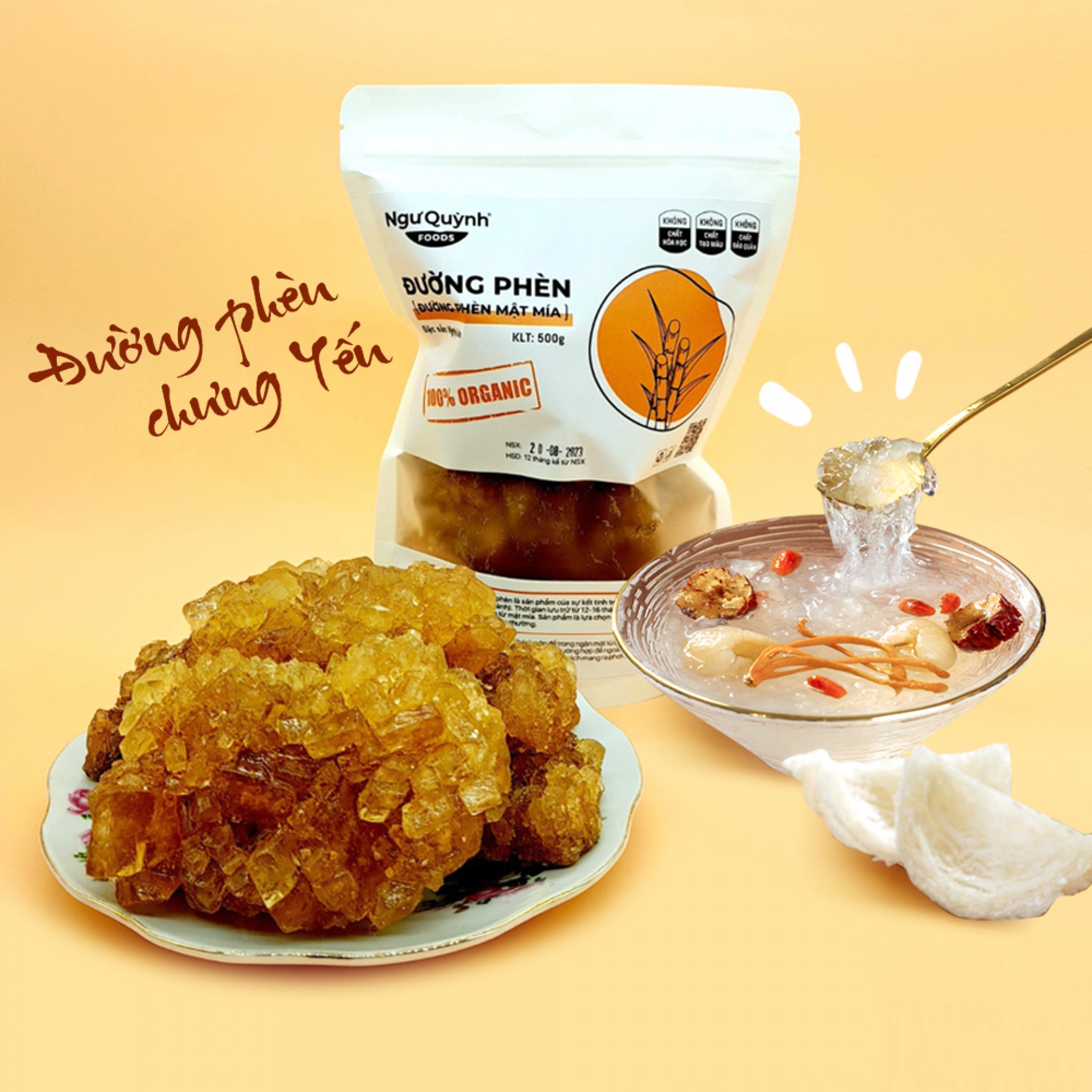 đường phèn chưng yến